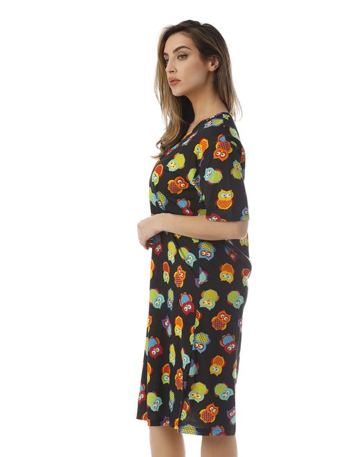 Just Love Short Sleeve Nightgown Sleep Dress for Women