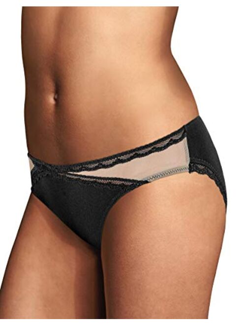 Comfort Devotion Lace Back Tanga,,Silver Lynx/Ivory,,7,,2PACK 