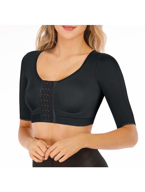 BRABIC Shaper Tops for Women Arm Compression Post Surgery Front Closure Bra Tank Top Shapewear