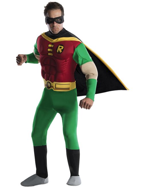 DC Comics Deluxe Muscle Chest Robin Adult Costume