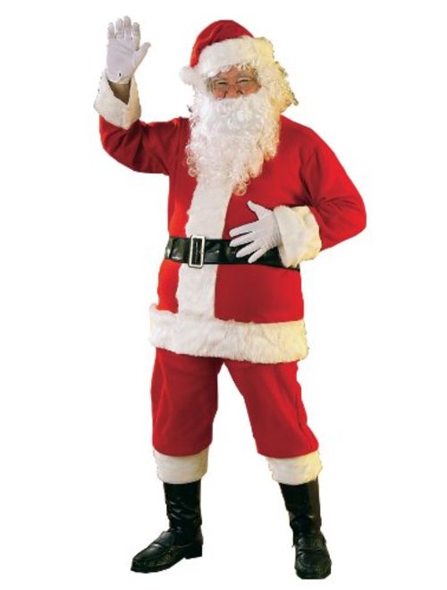 Rubie's Flannel Santa Suit with Beard and Wig