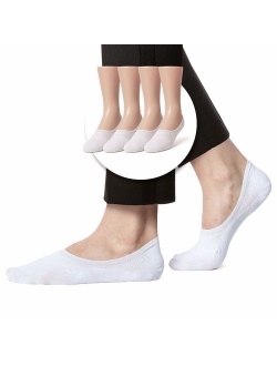 Sheec Ultimate WOMEN'S NON-SLIP NO SHOW REINFORCED ANTIBACTERIAL SEAMLESS TOE Active SoleHugger Loafer Sock
