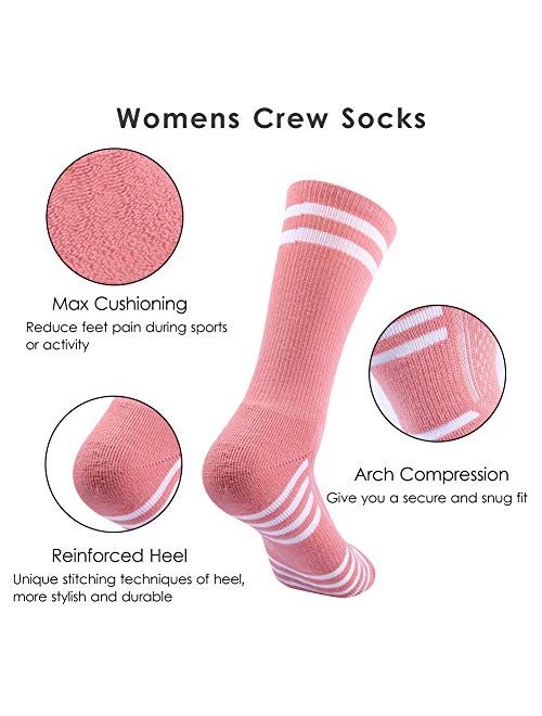 FUNDENCY 6 Pack Women Ankle Athletic Socks Low Cut Breathable Running Tab Socks with Cushion Sole