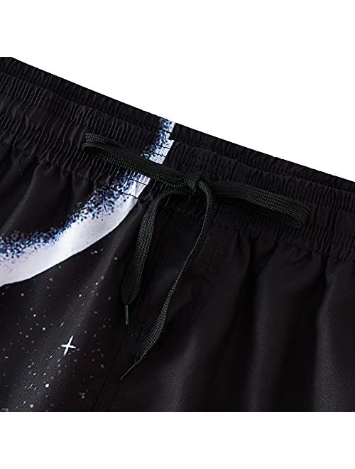 Belovecol Mens Swim Trunks Summer Cool Quick Dry Board Shorts Bathing Suit with Side Pockets Mesh Lining S-XXXL
