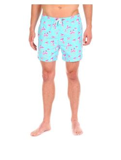 Cabana Bro Men's Swim Trunks - Retro Style Summer Swim Suits for Men