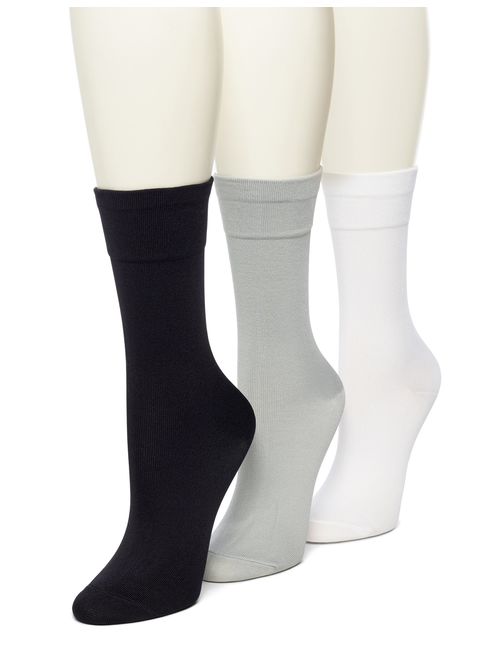 No Nonsense Women's Ultra Smooth Sock 3-Pack