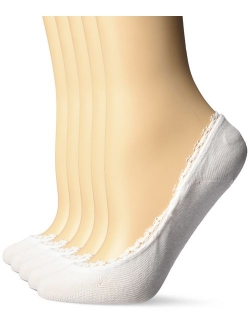 Women's Solid Lace Liners 3 Pair Pack