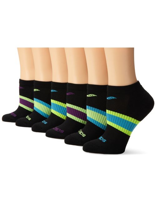 Buy Saucony Women's 6-Pack Arch Stripe Performance No Show Socks online |  Topofstyle