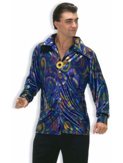 Forum Novelties Men's 70's Disco Dynamite Dude Costume Shirt