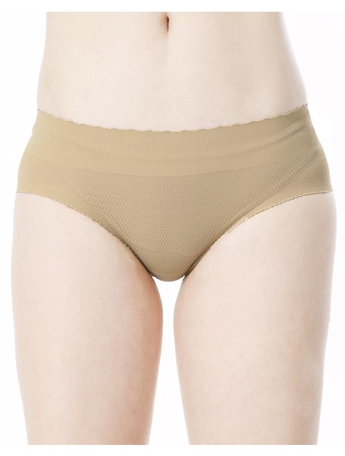 Everbellus Women's Padded Seamless Butt Hip Enhancer Panties Boy Shorts