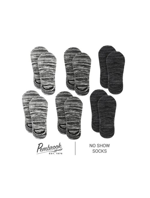 TOMS Pembrook No Show Low Cut Socks - 6 Pairs - Marled Yarn - Great for low profile below the ankle style - Men Women