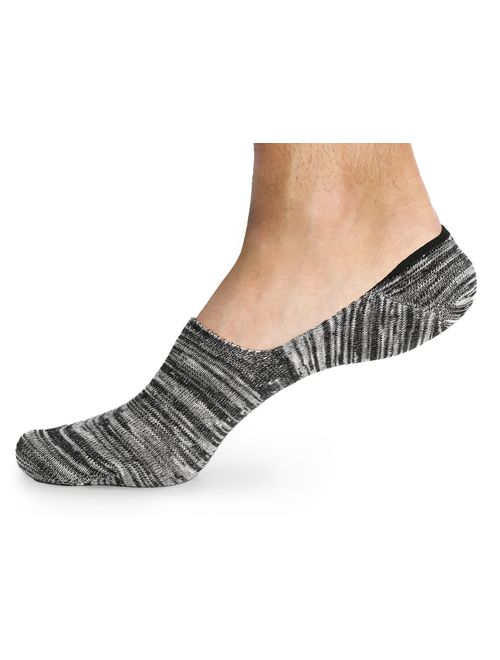 TOMS Pembrook No Show Low Cut Socks - 6 Pairs - Marled Yarn - Great for low profile below the ankle style - Men Women