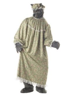 Men's Wolf Granny Costume