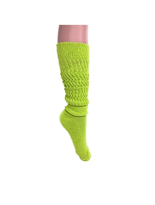 Slouch Socks Women and Men Extra Tall Heavy Cotton Socks Size 9 to 11