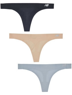 Womens Breathe Thong Panty 3-Pack