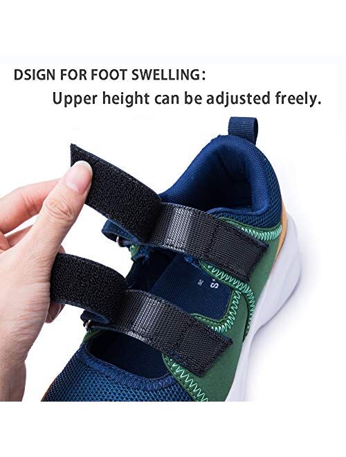 Women's Comfort Working Nurse Shoes Adjustable Breathable Wedges Slip-on Walking Sneaker Fitness Casual Shoes Mary Jane Sneaker