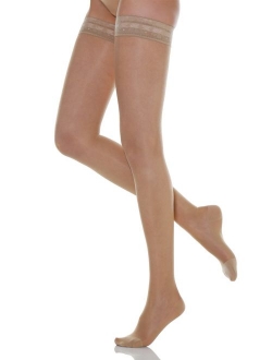 Relaxsan Basic 870 - moderate support Thigh High Hold-Up stockings 15-20 mmHg