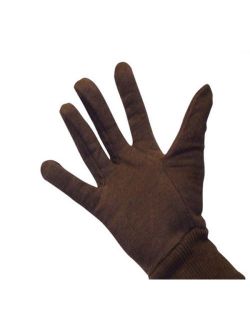 Industrial Grade Brown Jersey Gloves Men's Size 12 Pairs
