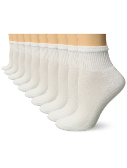 Women's Half Cushion Ankle Socks, 10 Pairs