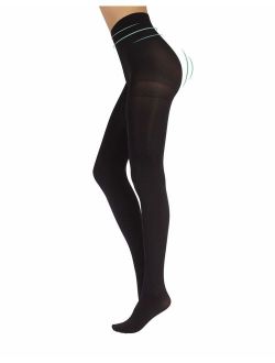 CALZITALY Opaque Shaping Tights | S, M, L, XL, XXL | Blue, Black | 80 DEN | Made in Italy