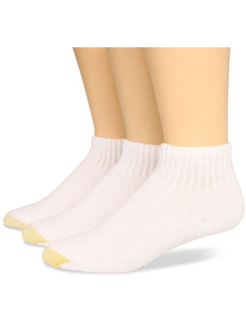 Gold Toe Women's 3-Pack Ultratec Qurarter Socks