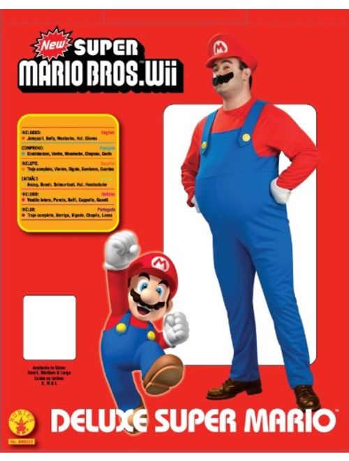 Super Mario Brothers Deluxe Mario Costume