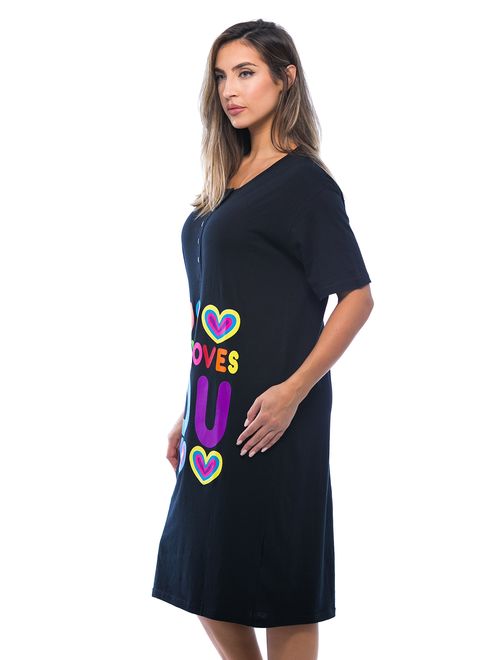 Just Love Short Sleeve Nightgown Sleep Dress for Women Sleepwear