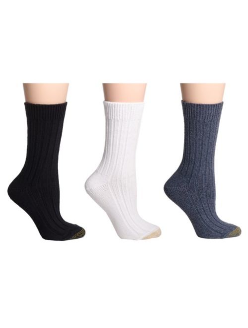 Gold Toe Women's Weekender Socks, 3 Pairs