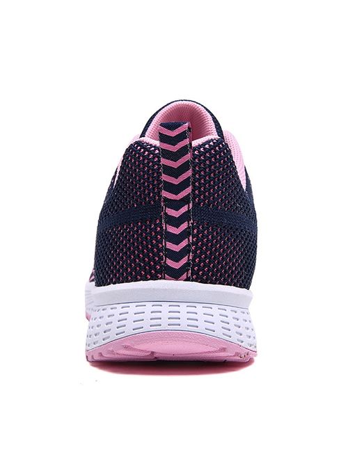 JARLIF Women's Breathable Fashion Walking Sneakers Lightweight Athletic Tennis Running Shoes US5.5-10