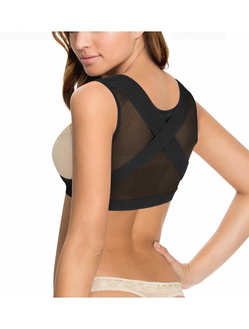 BRABIC Chest Up Shapewear for Women Tops Back Support Posture Corrector Under Clothes
