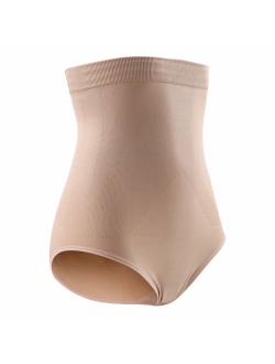 DREAM SLIM Women's High-Waist Seamless Body Shaper Briefs Firm Control Tummy Slimming Shapewear Panties Girdle Underwear
