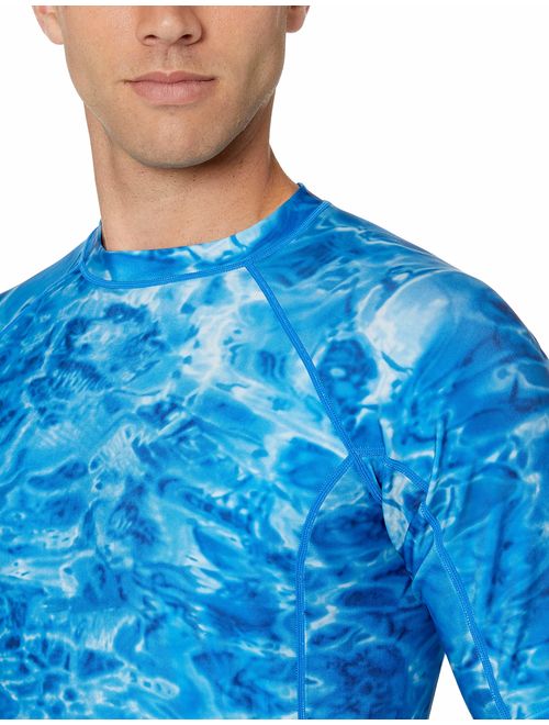 Aqua Design Rash Guard Men: UPF 50+ Short Sleeve Rashguard Swim Shirts for Men