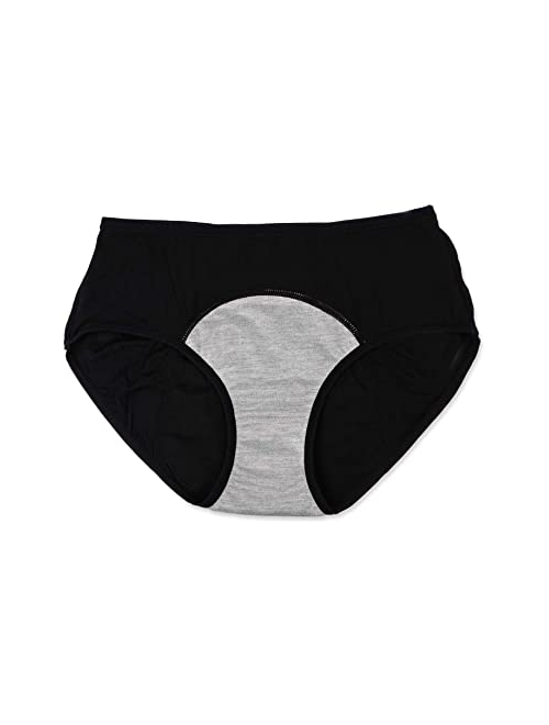 Funcy Women Menstrual Period Briefs Leakproof Panties Postpartum Bleeding UnderwearPack of 3