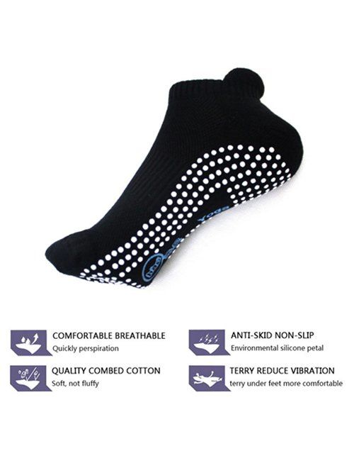 Non Slip Skid Socks with Grips,for Yoga,Barre Pilates,PiYo,Men and Women