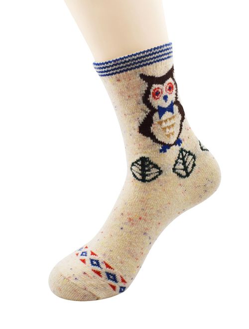 Zando Womens Wool Socks Winter Athletic Socks Crew Sock Warm Hiking Merino Wool Socks Soft Thick Mid Calf