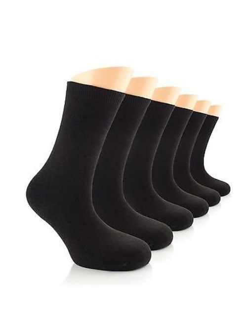 LAETAN (European Product) Elite Women's Business Casual Bamboo Socks, Crew Size, SHOE SIZE : 6-9