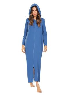 Womens Long Sleeve Sleep Shirt V-Neck Loose Nightshirt Sleepwear Nightgown Pajama PJ S-XXL