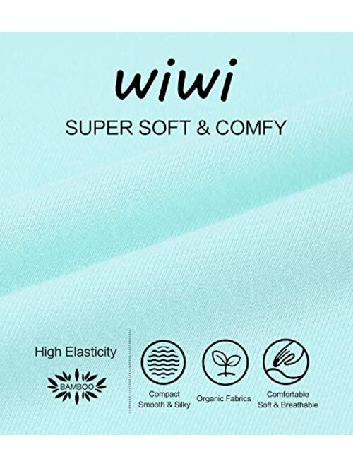 WiWi Womens Bamboo Plus Size Pajama Set Comfy Sleepwear Capri Pants Pjs S-4X
