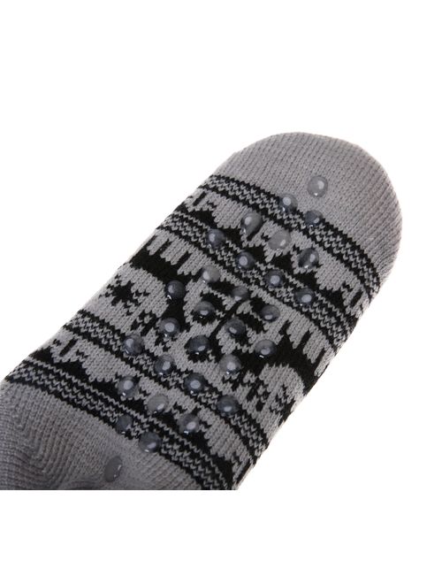 Dosoni Women Fuzzy Slipper Socks Winter Soft Warm Fleece Lining Christmas Gift Socks