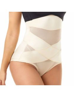COHTB Shapewear for Women Tummy Control Panties Hi-Waist Body Shaper Underwear Slimming Shaping Briefs