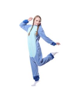 Unisex-Adult Animal Onesies Pajamas Halloween Costume Cosplay Funny Christmas Party Wear Daily Carton Outfit