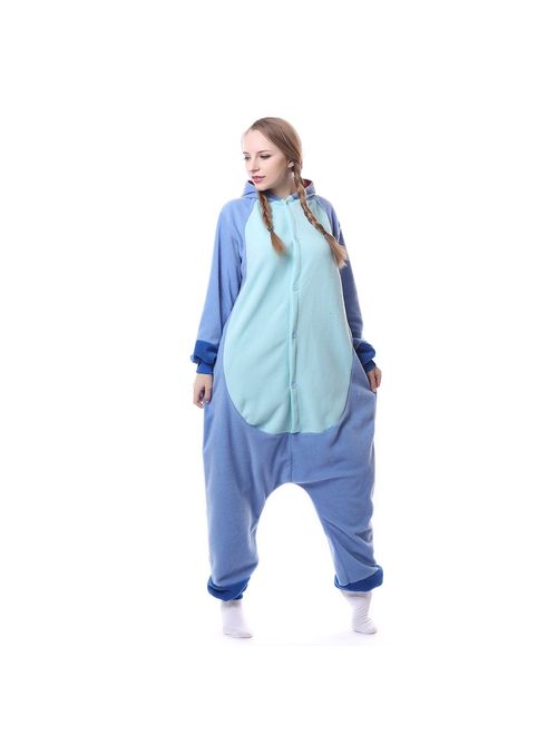 Unisex-Adult Animal Onesies Pajamas Halloween Costume Cosplay Funny Christmas Party Wear Daily Carton Outfit