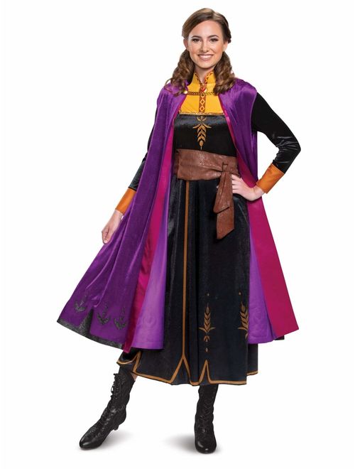 Disguise Women's Disney Anna Frozen 2 Deluxe Adult Costume