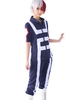 Thundervolt Anime Cosplay My Hero Academia Gymnastics Uniforms Costume