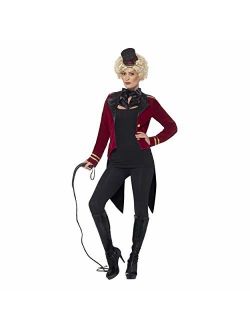 Smiffy's Ringmaster Costume with Jacket, Collar & Mini Top Hat Red