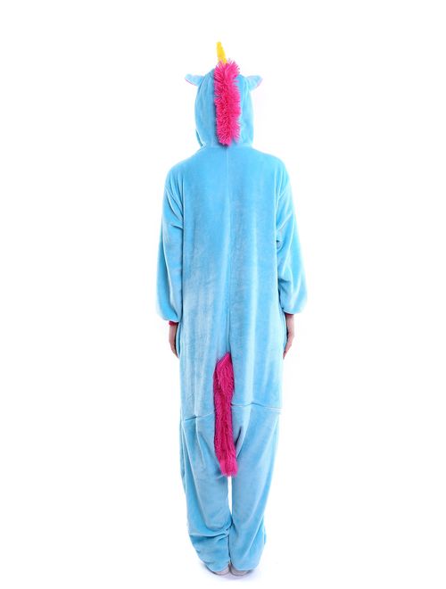 Yutown Adult Unicorn Pajamas Animal Costume Cosplay Onesie