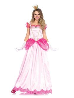 Women's 2 Piece Classic Pink Princess Costume