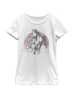 Girls' Rainbow Horse T-Shirt