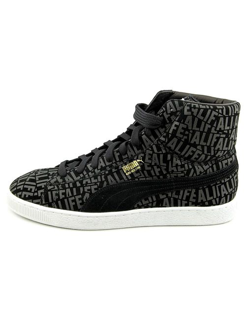 Puma Suede Mid X Stuck Round Toe Suede Sneakers