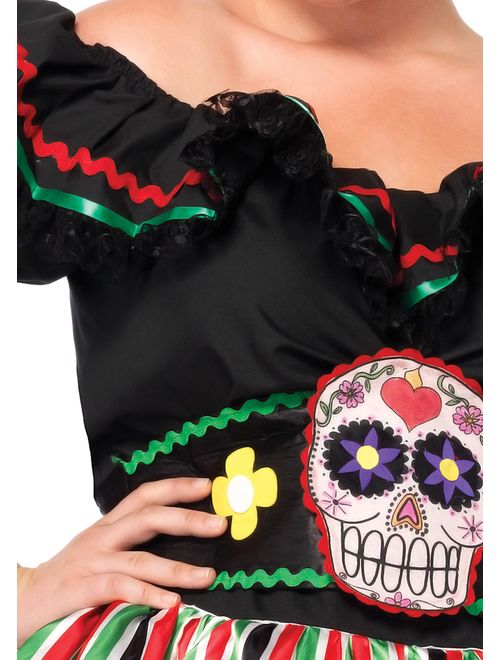 Leg Avenue Women's Day of The Dead Sugar Skull Costume